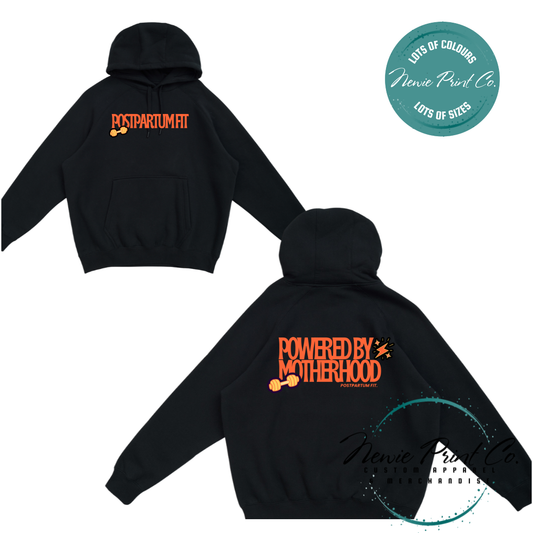 Post Partum Fit Hoodie- Black
