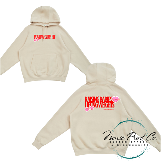 Post Partum Fit Hoodie- Cream