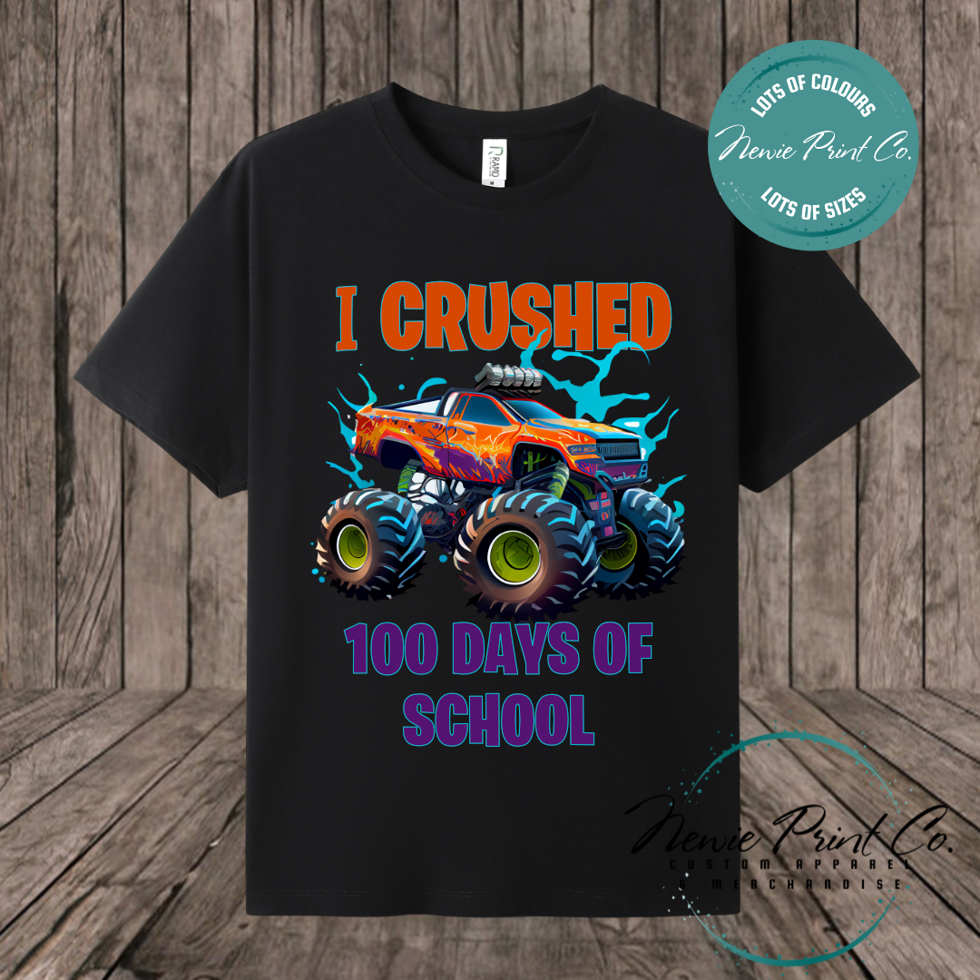 Celebrate 100 Days of School with custom t-shirts! Personalised with names, printed on premium cotton. Fast shipping Australia-wide.