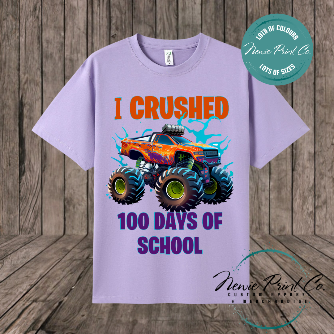 Celebrate 100 Days of School with custom t-shirts! Personalised with names, printed on premium cotton. Fast shipping Australia-wide.