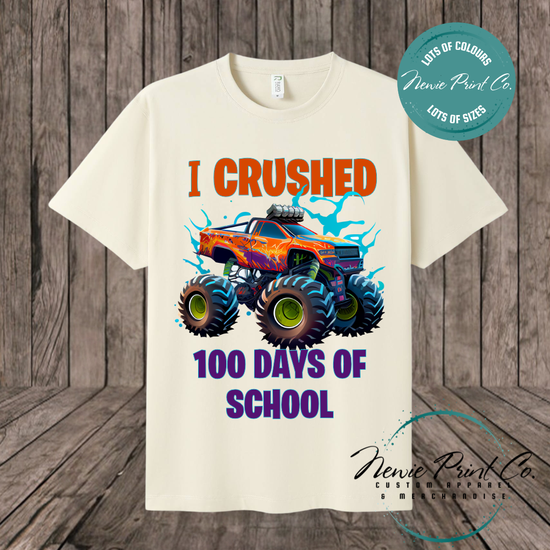 Celebrate 100 Days of School with custom t-shirts! Personalised with names, printed on premium cotton. Fast shipping Australia-wide.