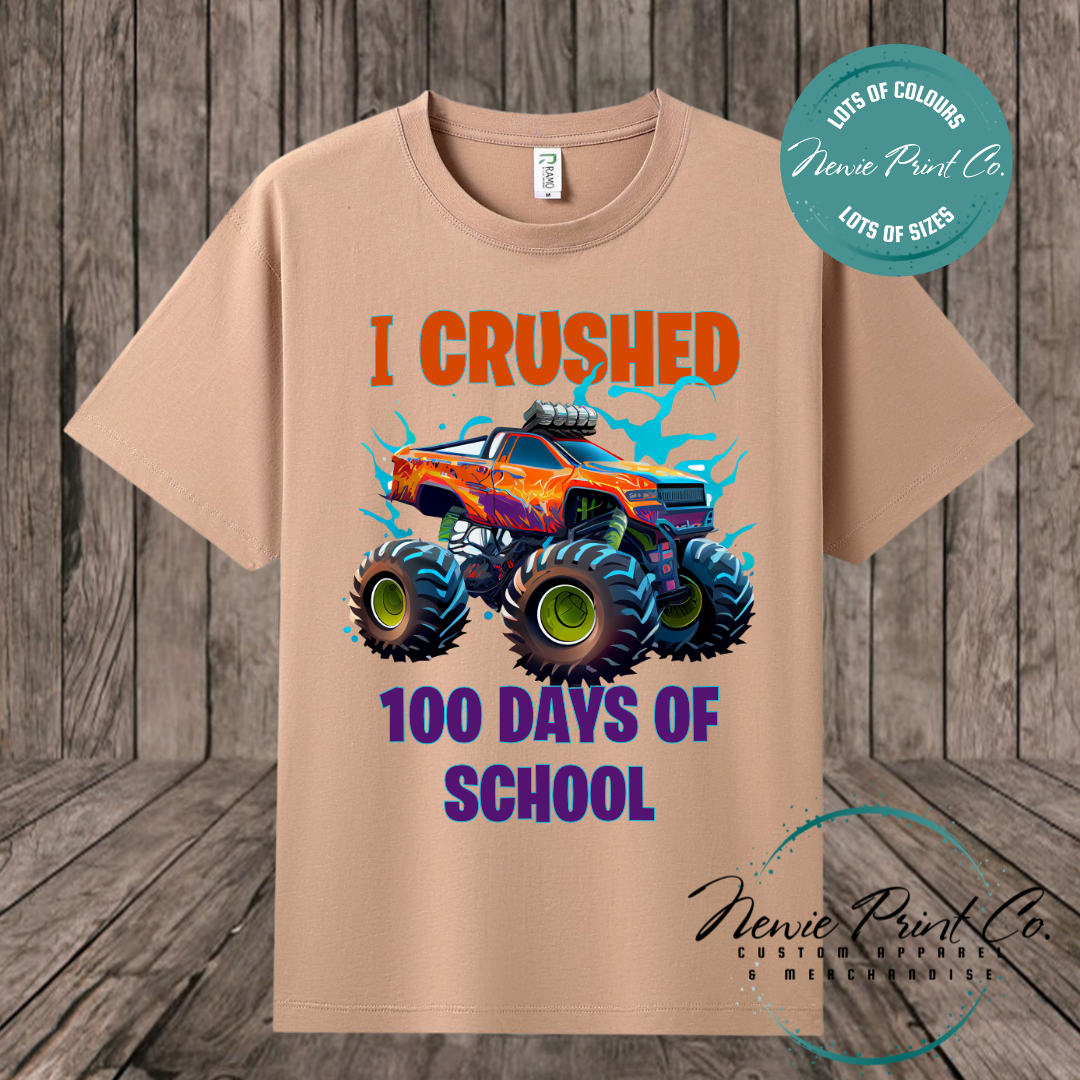 Celebrate 100 Days of School with custom t-shirts! Personalised with names, printed on premium cotton. Fast shipping Australia-wide.