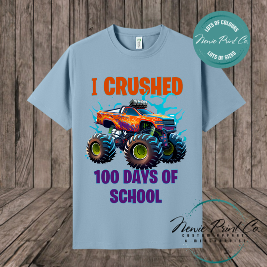 Celebrate 100 Days of School with custom t-shirts! Personalised with names, printed on premium cotton. Fast shipping Australia-wide.