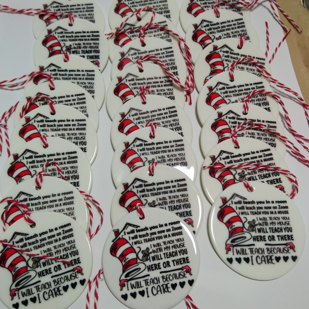 Personalised Teacher Ornament Smart Cookie - Christmas Keepsake