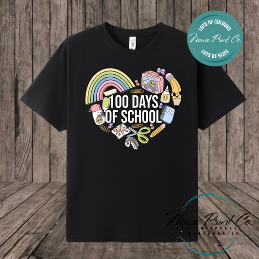 Celebrate 100 Days of School with custom t-shirts! Personalised with names, printed on premium cotton. Fast shipping Australia-wide.