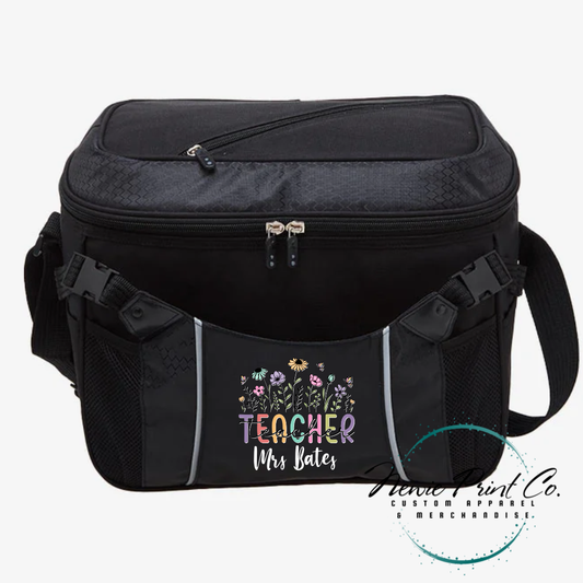 Custom insulated lunch cooler for teachers, perfect end-of-year or Christmas gift