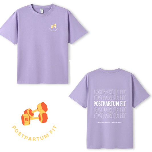 Post Partum Fit Tee- Lavender