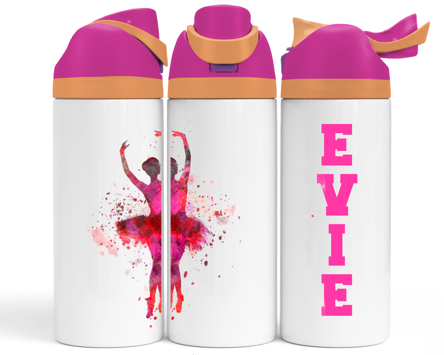Ballet - Insulated Personalised Drink Bottles - Printed