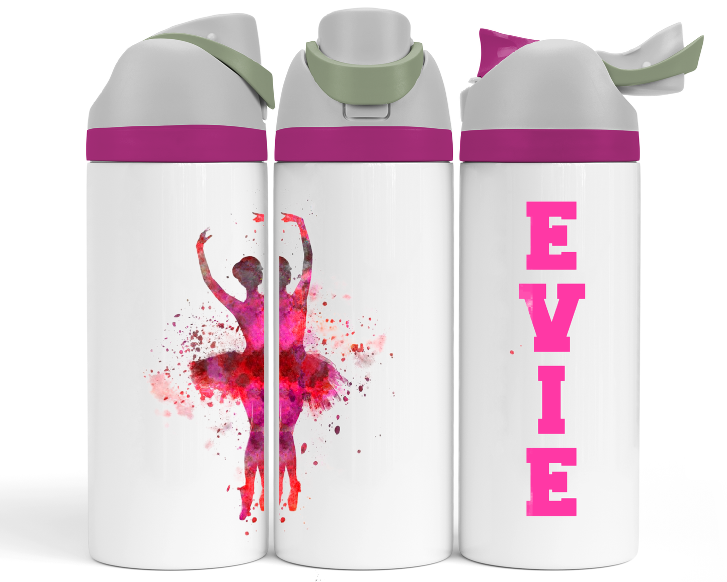 Ballet - Insulated Personalised Drink Bottles - Printed