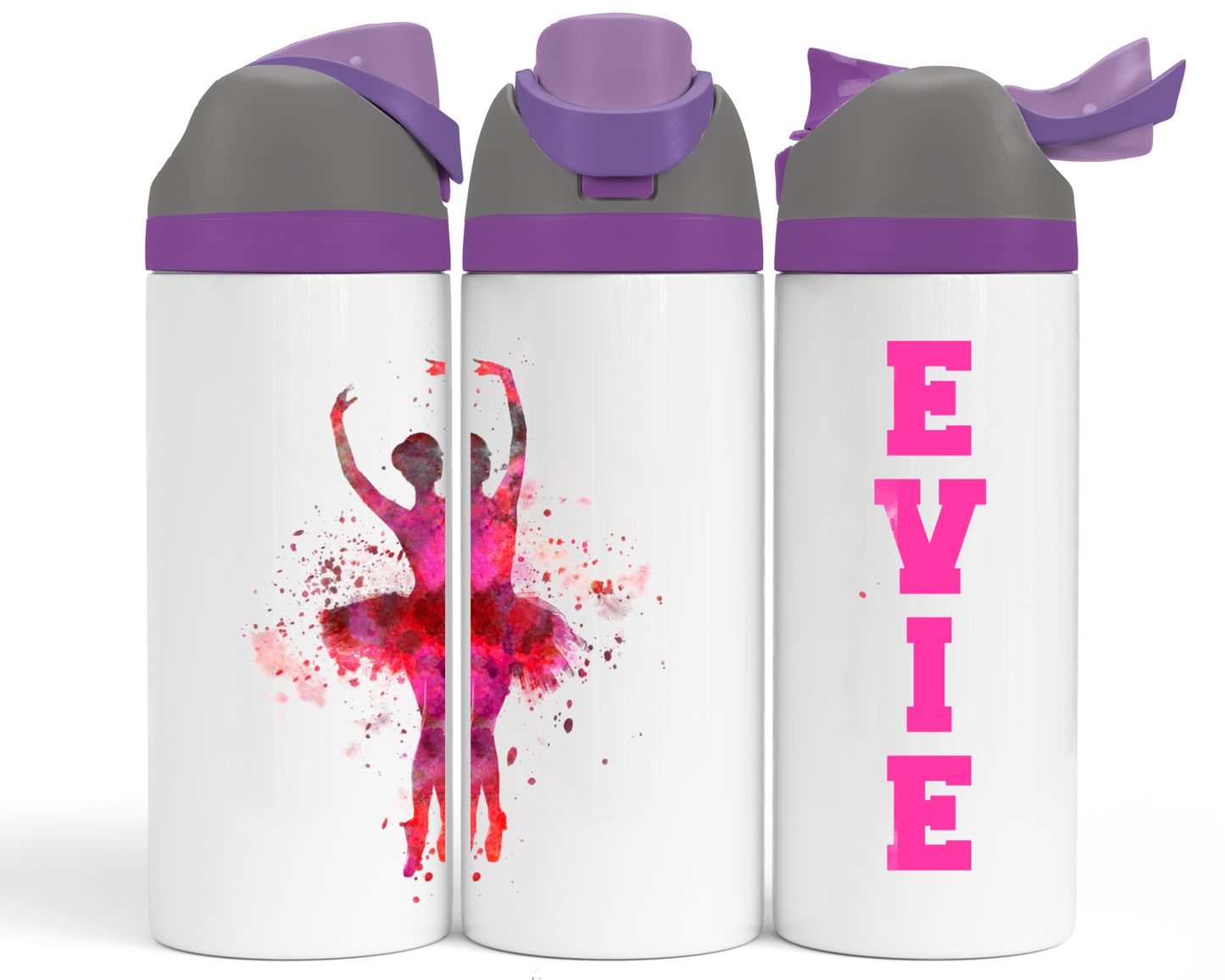 Ballet - Insulated Personalised Drink Bottles - Printed