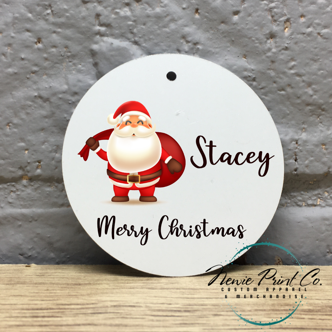 Santa - Personalised Ornament - Christmas Keepsake