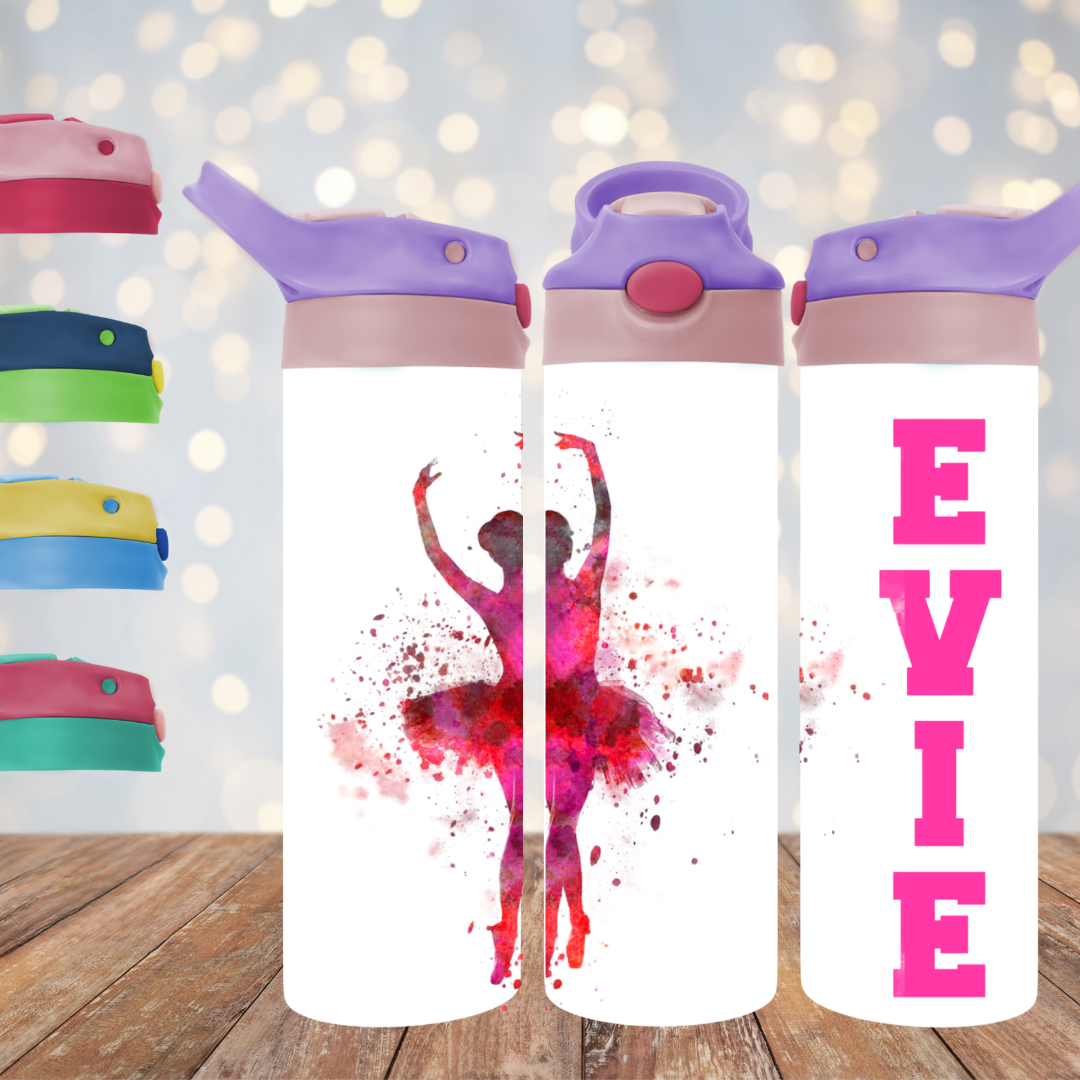 Ballet - Insulated Personalised Drink Bottles - Printed