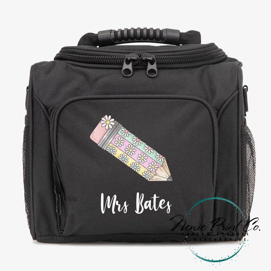 Custom insulated lunch cooler for teachers, perfect end-of-year or Christmas gift