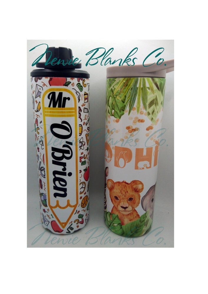 Personalised Insulated 20oz Flip Top or Wide Mouth Drink Bottles - Printed
