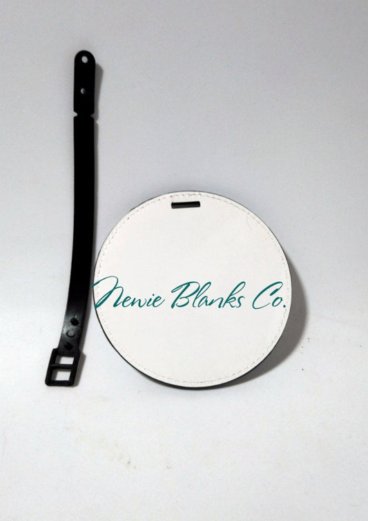 Blanks - Sublimation PU Leather Keyrings/Bagtags