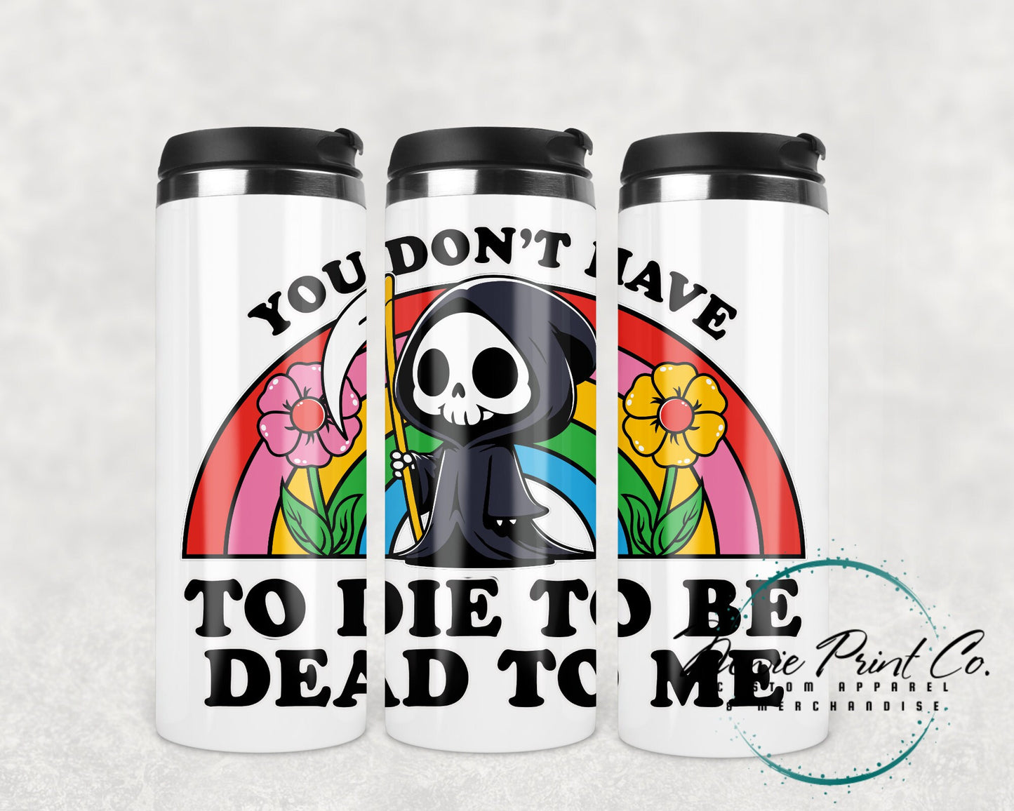Personalised Insulated Travel Coffee Tumbler - Dead To Me
