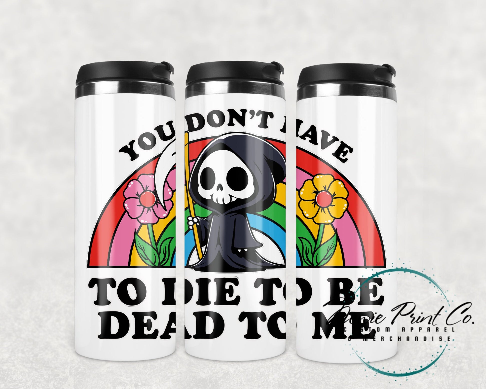 Personalised Insulated Travel Coffee Tumbler - Dead To Me