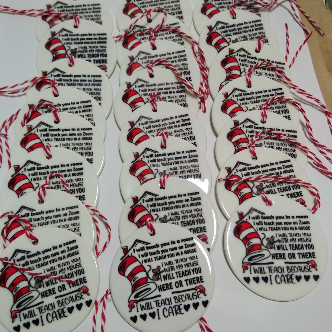 Personalized Coworker Ornament, Custom Christmas Ornament for Coworker Best Friend, Gift for Work Bestie with Gift Box
