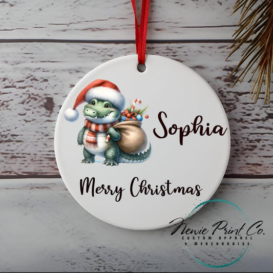 Personalised Ceramic Ornament Christmas Mermaid - Christmas Keepsake