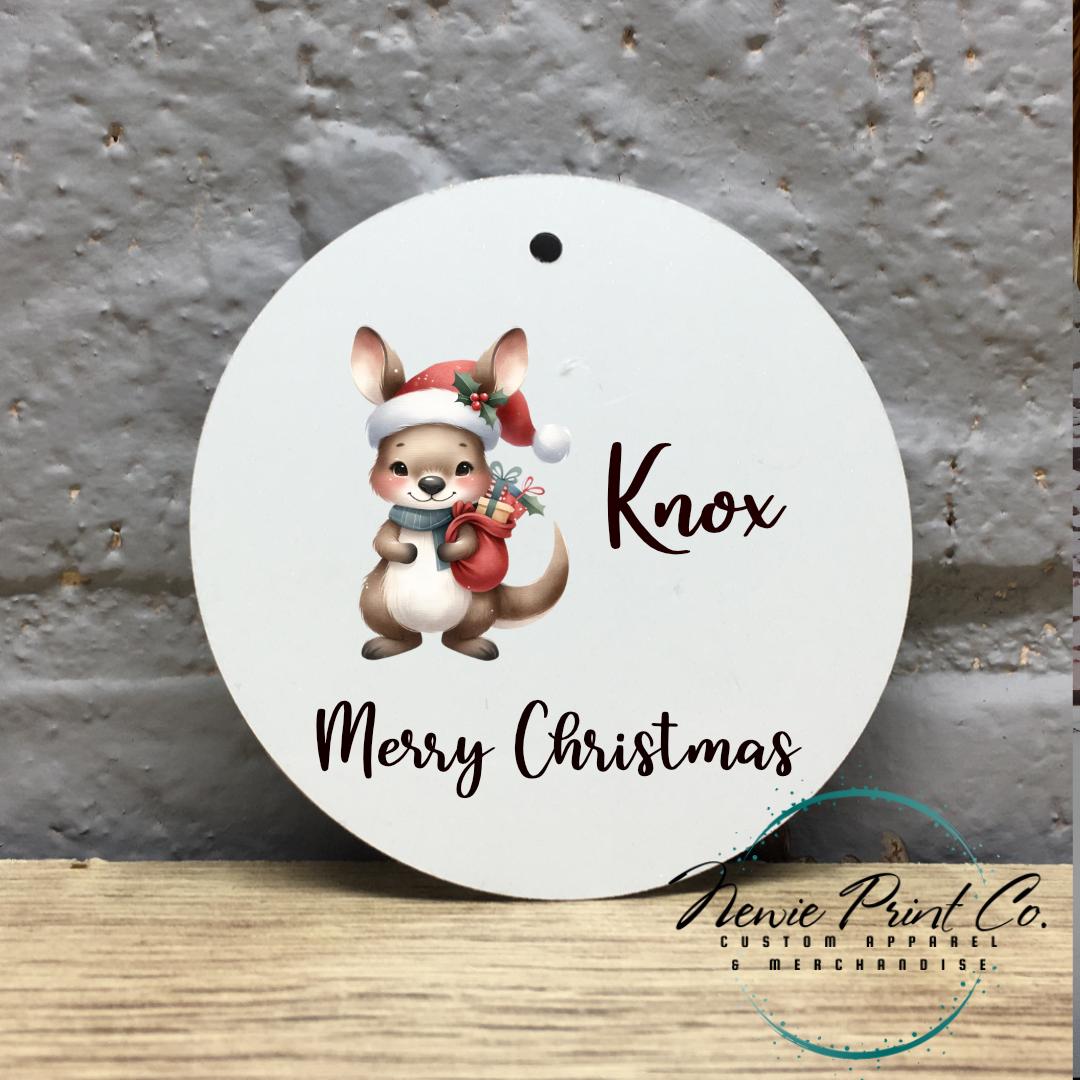 Kangaroo Personalised Ornament - Christmas Keepsake