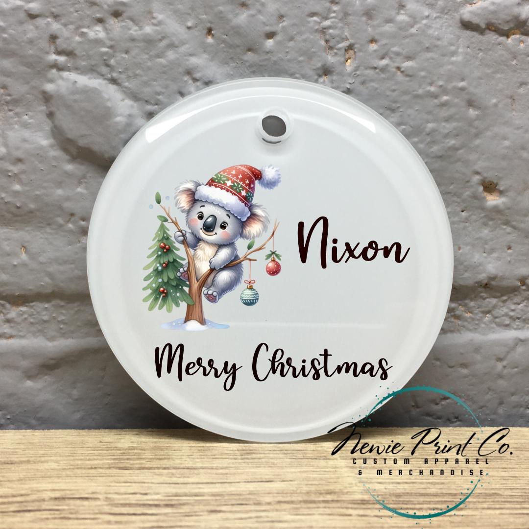 Koala Personalised Ornament - Christmas Keepsake