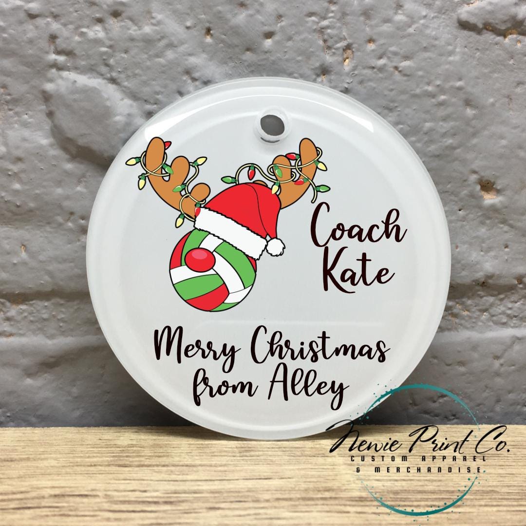 Personalised Teacher Ornament Netball Coach - Christmas Keepsake