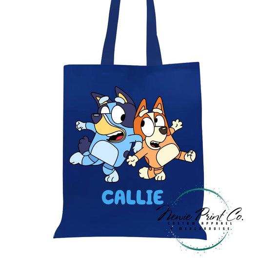Bluey - Personalized Tote/Library Bags