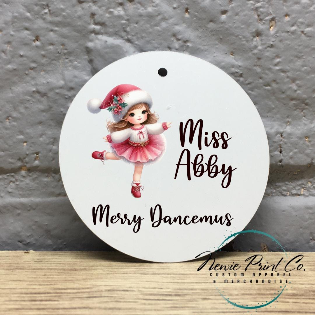Personalised Teacher Ornament Dance Teacher - Christmas Keepsake