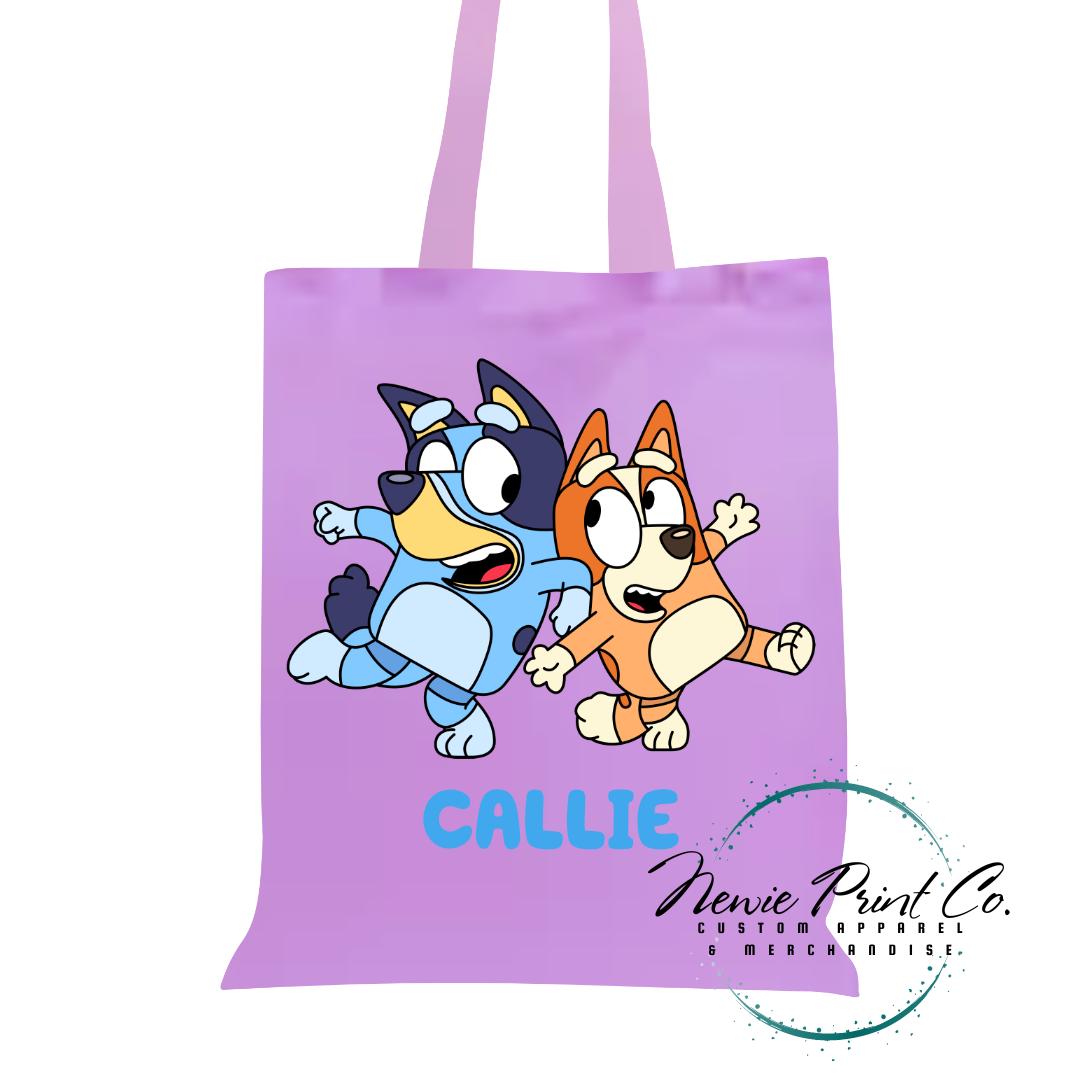 Bluey - Personalized Tote/Library Bags