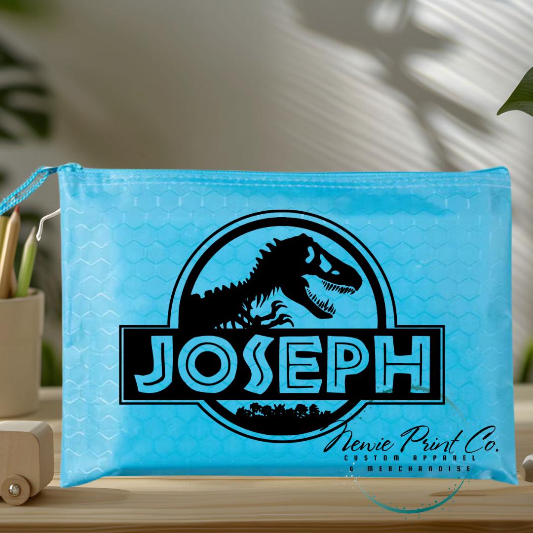 Jurassic Dinosaur - Custom Pencil Case
