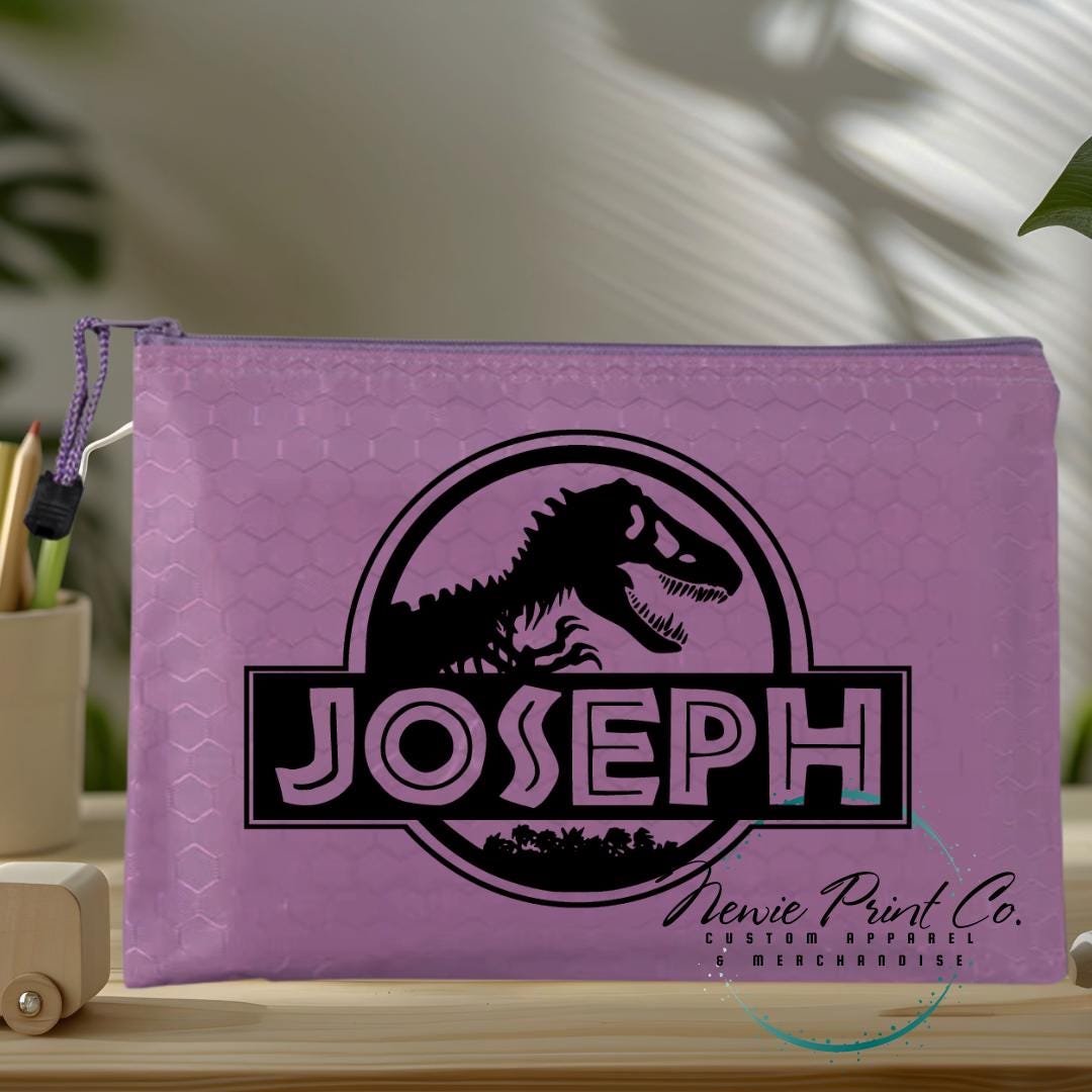Jurassic Dinosaur - Custom Pencil Case