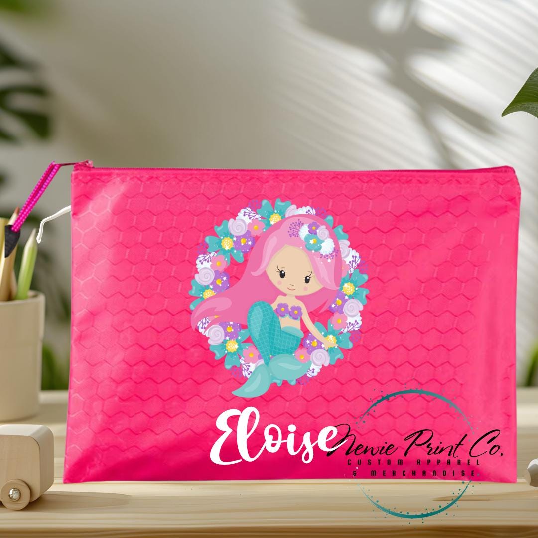 Mermaid Wreath - Custom Pencil Case