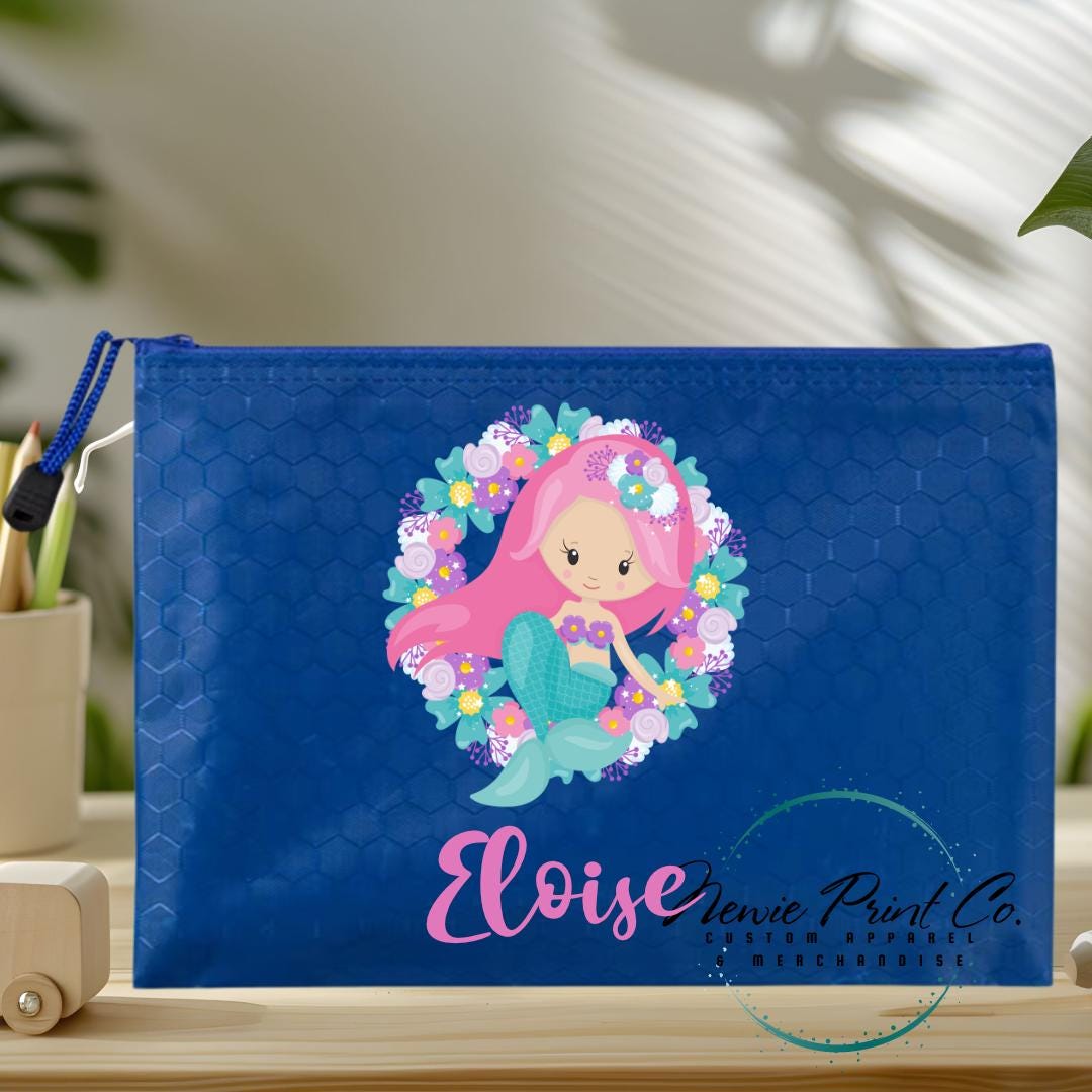 Mermaid Wreath - Custom Pencil Case