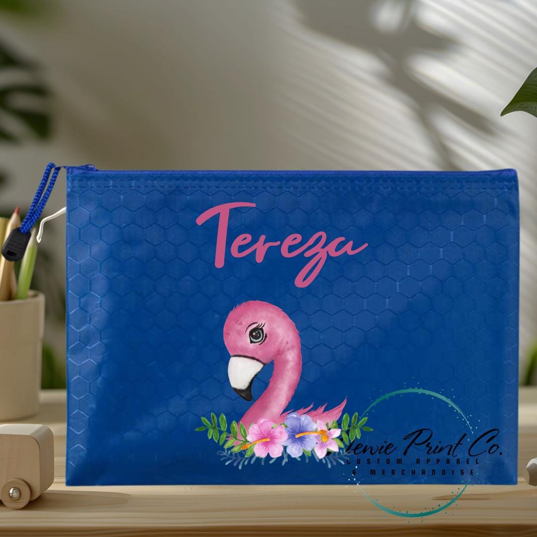 Flamingo - Custom Pencil Case