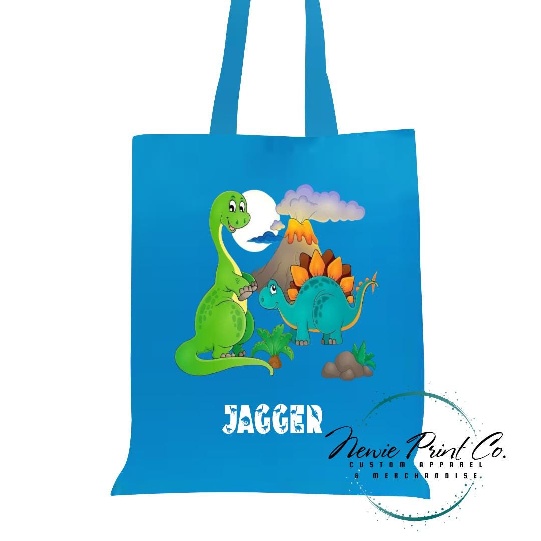 Brontosaurus - Personalized Tote/Library Bags