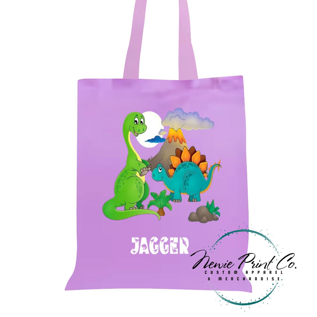 Brontosaurus - Personalized Tote/Library Bags