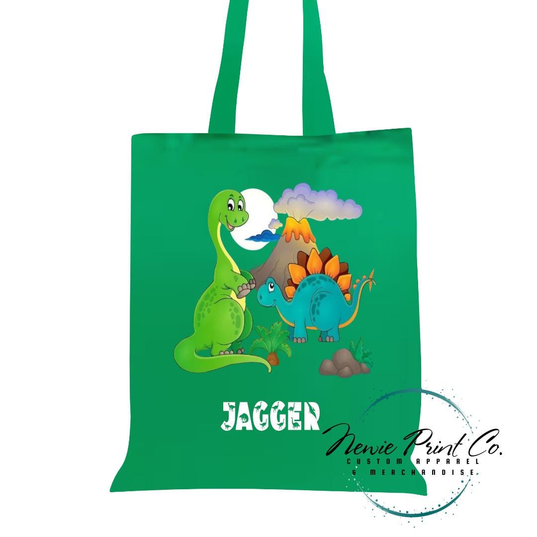 Brontosaurus - Personalized Tote/Library Bags