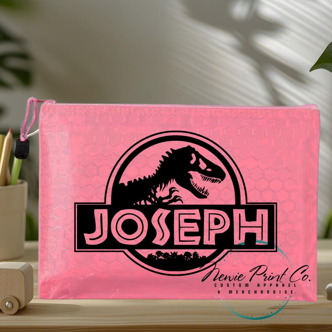 Jurassic Dinosaur - Custom Pencil Case