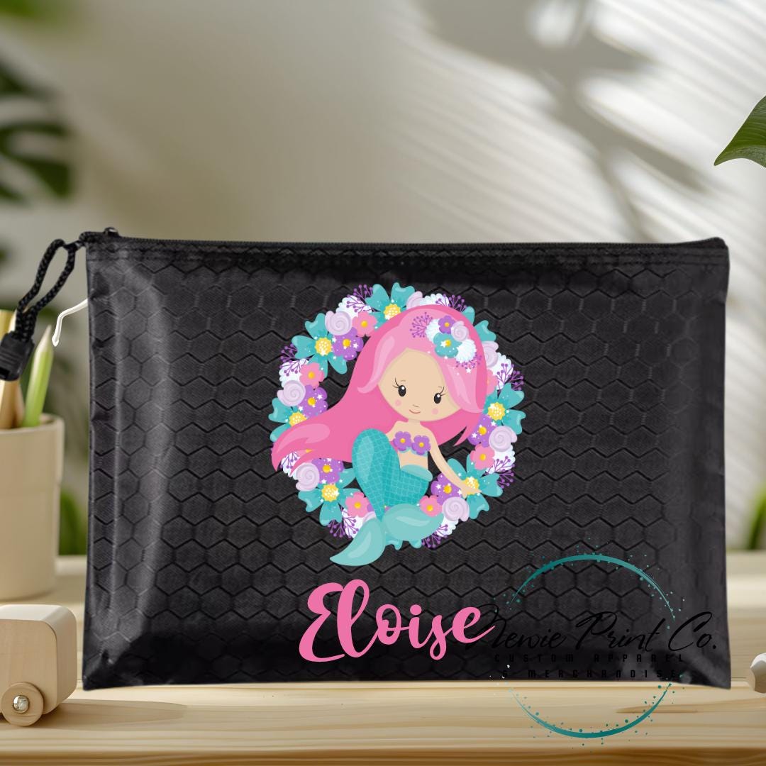 Mermaid Wreath - Custom Pencil Case