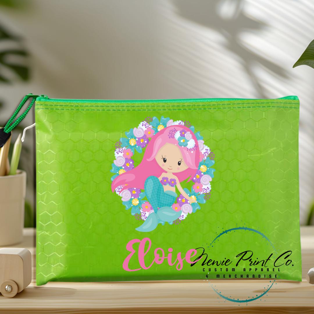 Mermaid Wreath - Custom Pencil Case