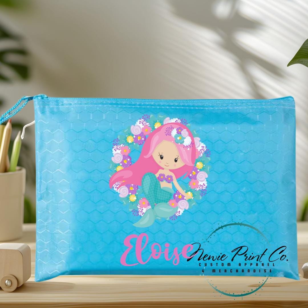 Mermaid Wreath - Custom Pencil Case