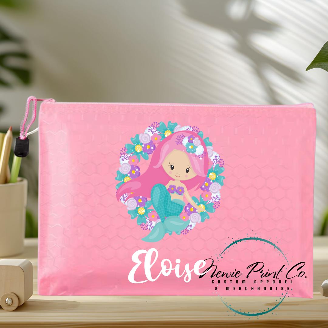 Mermaid Wreath - Custom Pencil Case