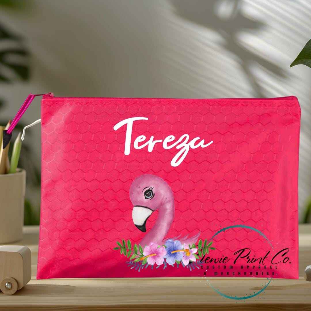 Flamingo - Custom Pencil Case