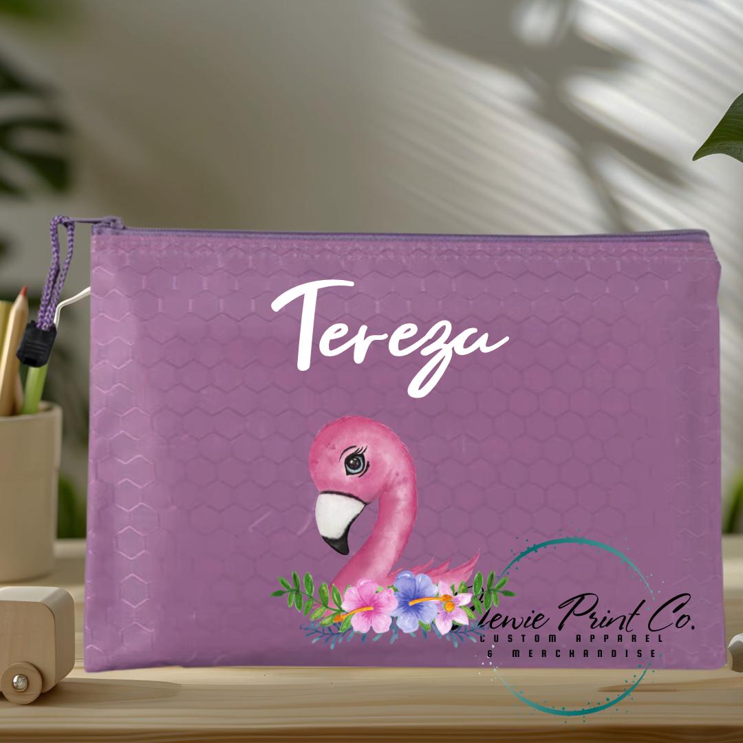Flamingo - Custom Pencil Case