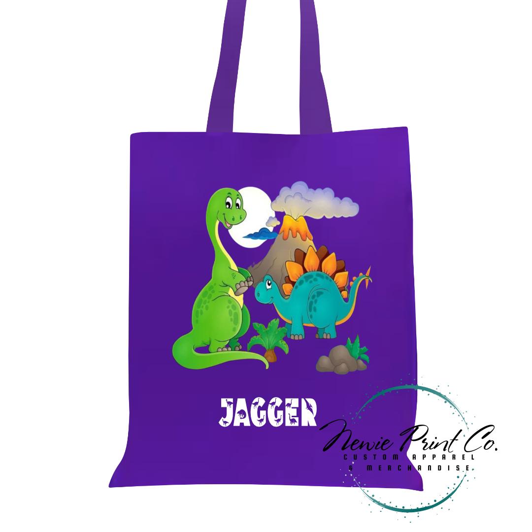 Brontosaurus - Personalized Tote/Library Bags