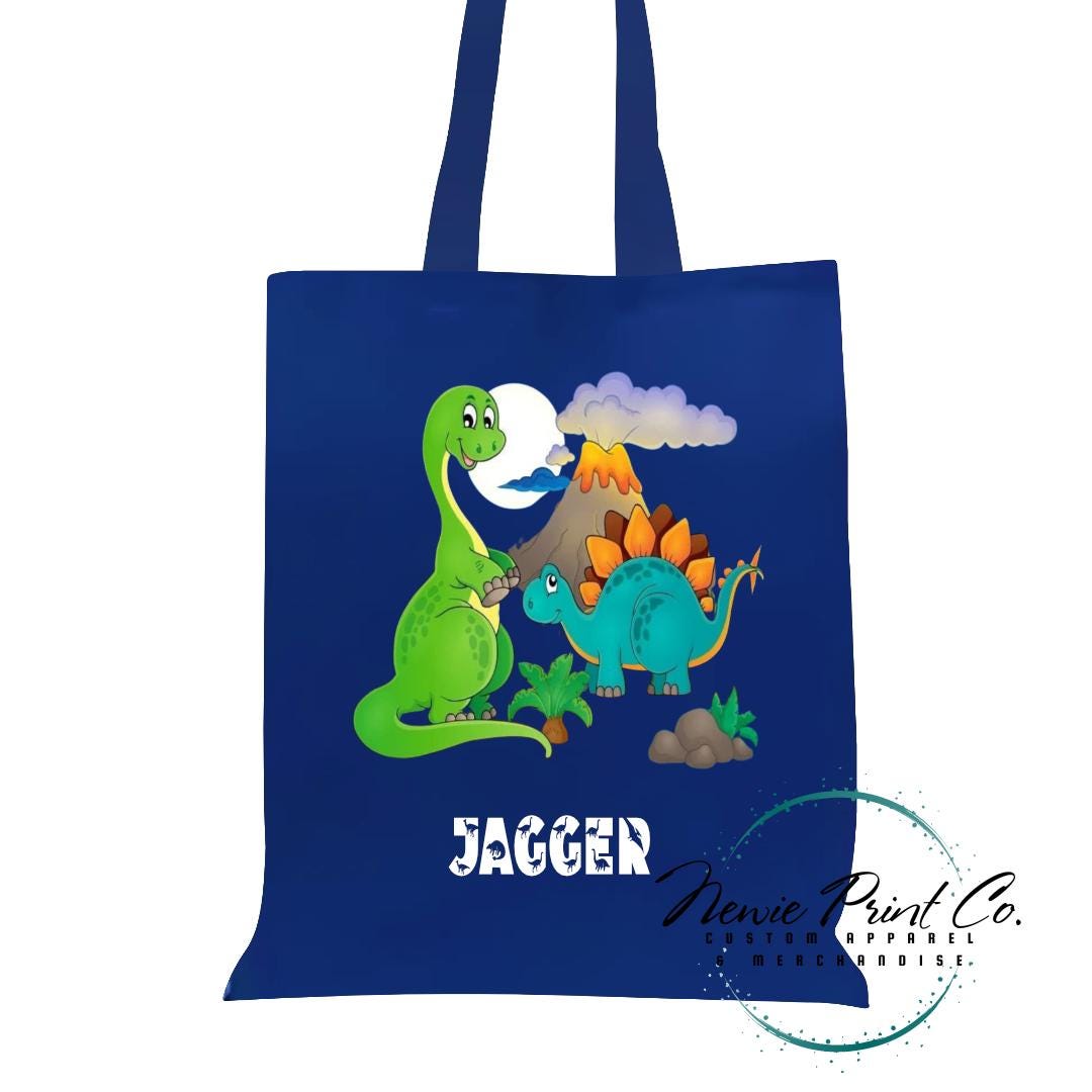 Brontosaurus - Personalized Tote/Library Bags