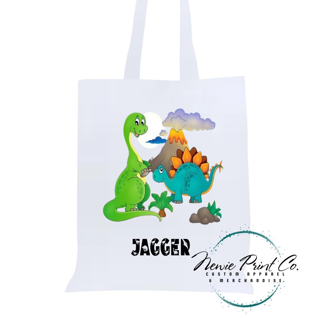 Brontosaurus - Personalized Tote/Library Bags