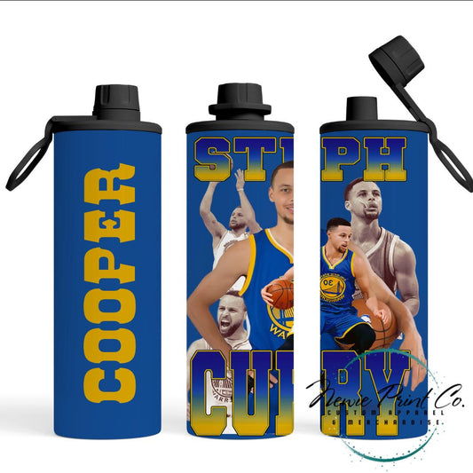 Steph Curry - Insulated 20oz Drink Bottles - Printed
