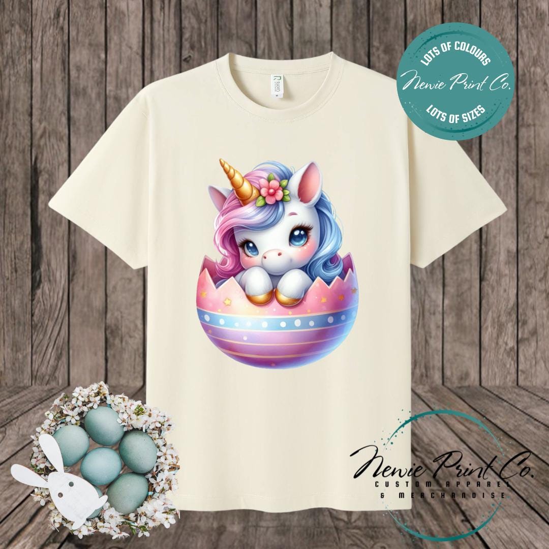 Unicorn Egg - Easter T-shirt Adult