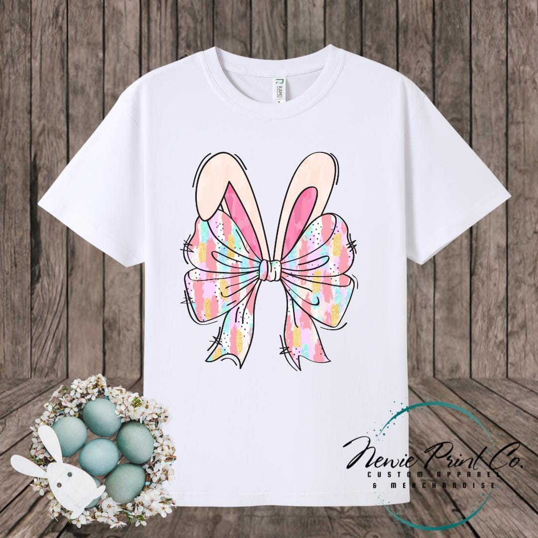 Bow - Easter T-shirt Adult